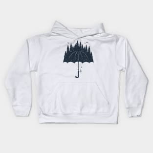 The beauty of rain Kids Hoodie